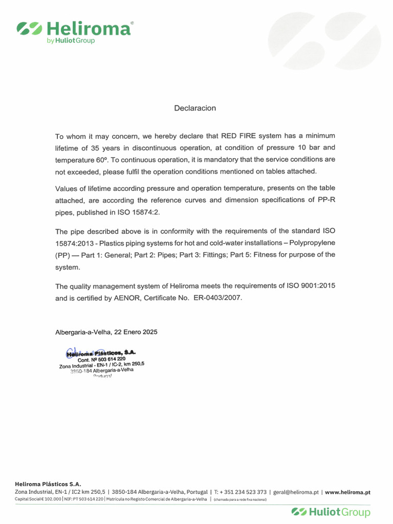 Hr-Declaration Red Fire Tunel Femern | PDF