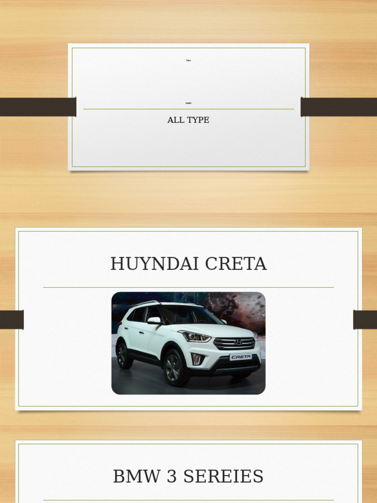 Comprehensive Car Models Overview | PDF
