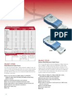 Test Equiment Shop.com Vido Cable Deluxe Cable Tester With Multi Network TES231A Data Sheet1