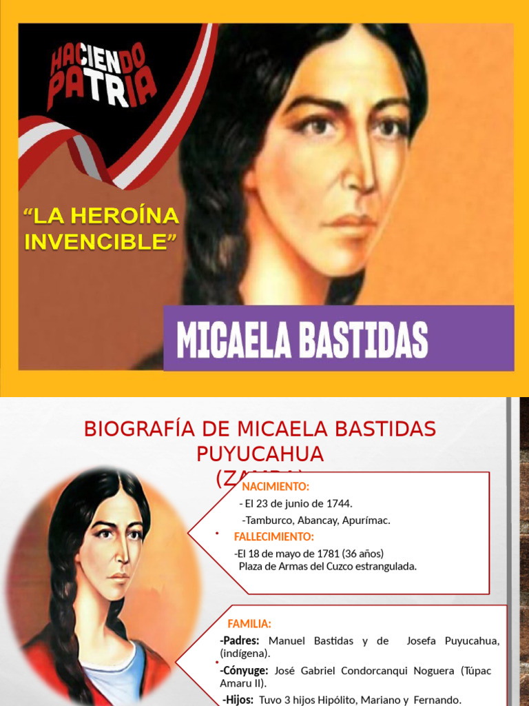 Biografía de Micaela Bastidas | PDF