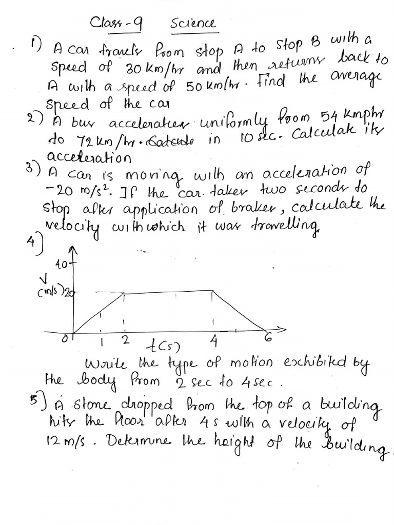 Class 9 Science Practice | PDF