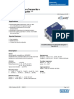 Air2Guide Differential Pressure Transmitter TES A2G 55 Data Sheet