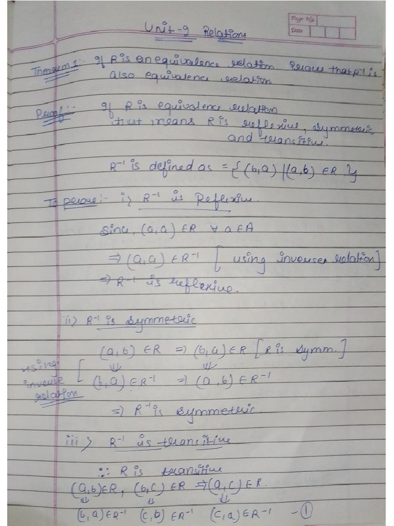 Maths Theorem's Unit 2 | PDF