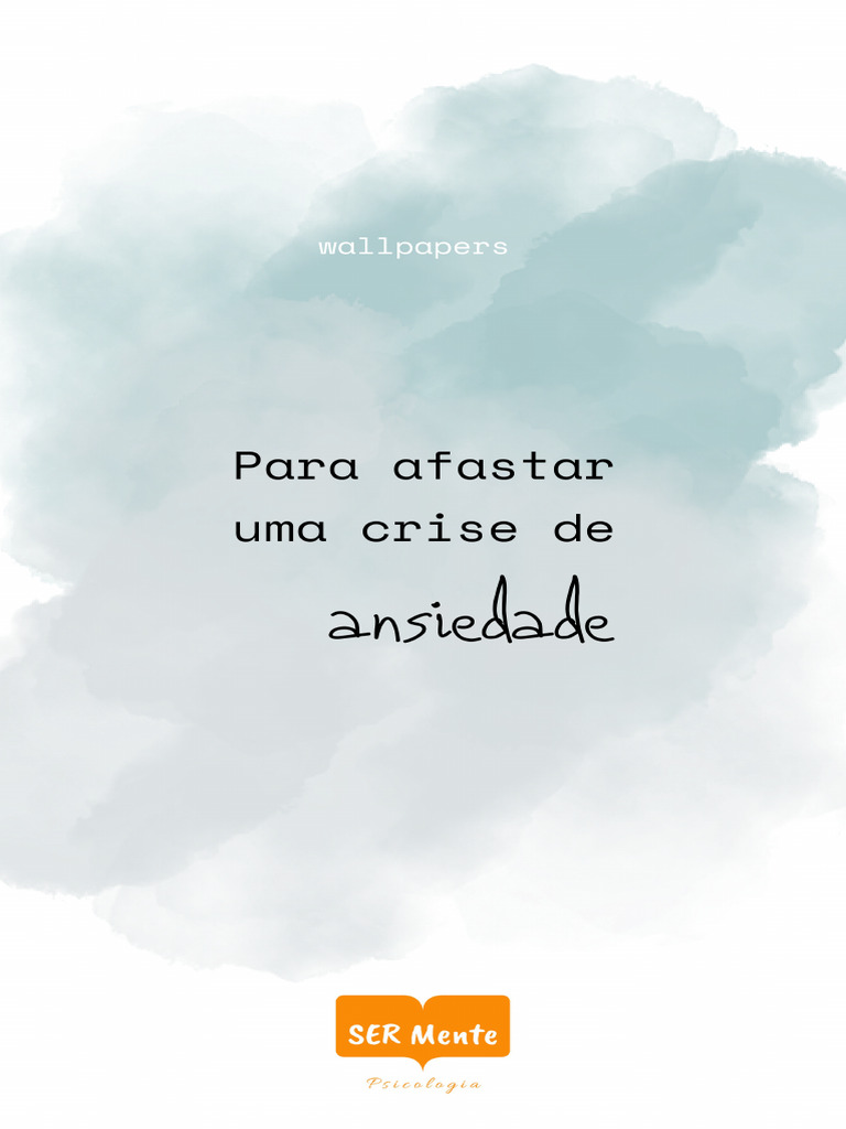 Para Afastar Uma Crise de Ansiedade | PDF