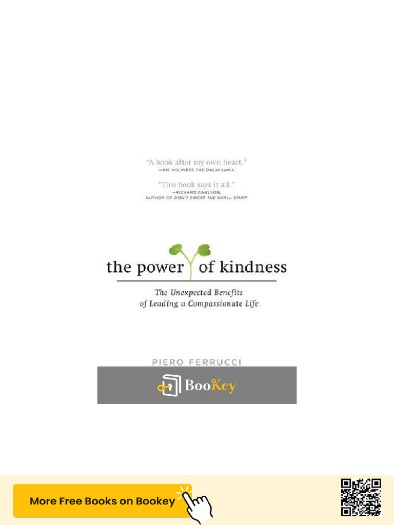 The Power Of Kindness Pdf Pdf Empathy Forgiveness
