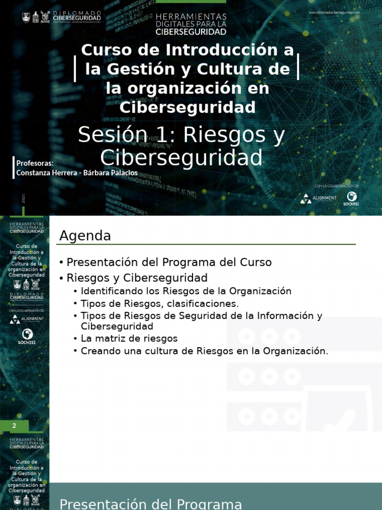 Clase 1 - Riesgos y Ciberseguridad | PDF | La seguridad informática ...