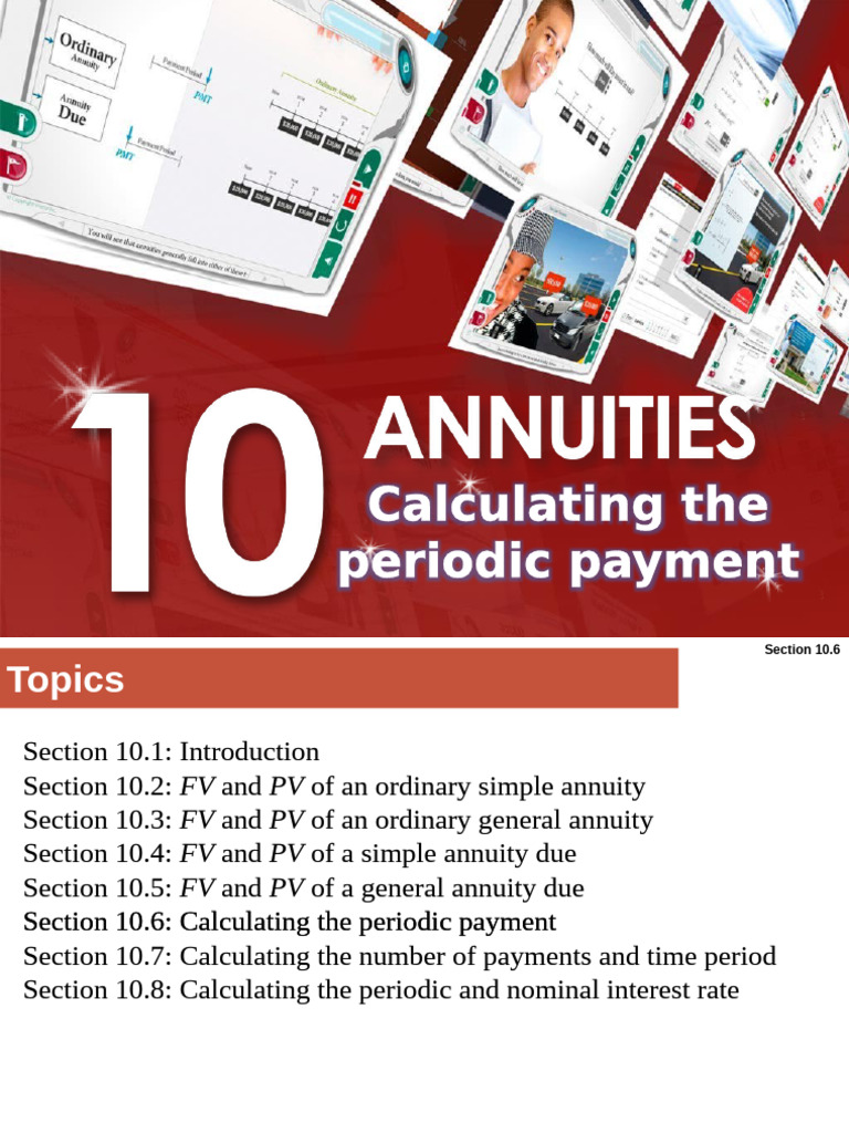 Calculating The Periodic Payment | PDF | Interest | Banking