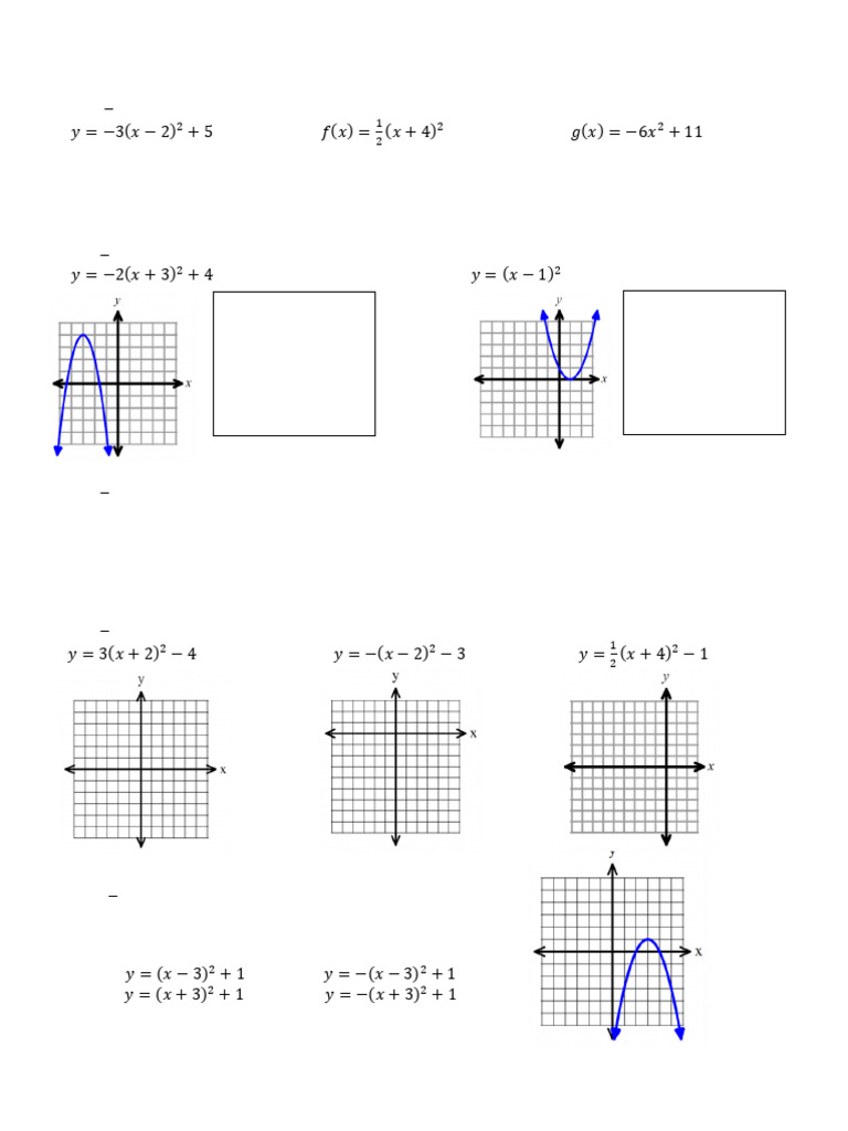 CR Alg 1 CH 11 HW Packet | PDF | Quadratic Equation | Mathematical ...
