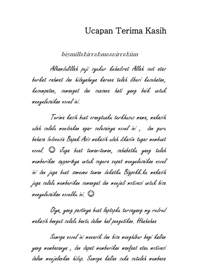 Ucapan Terima Kasih