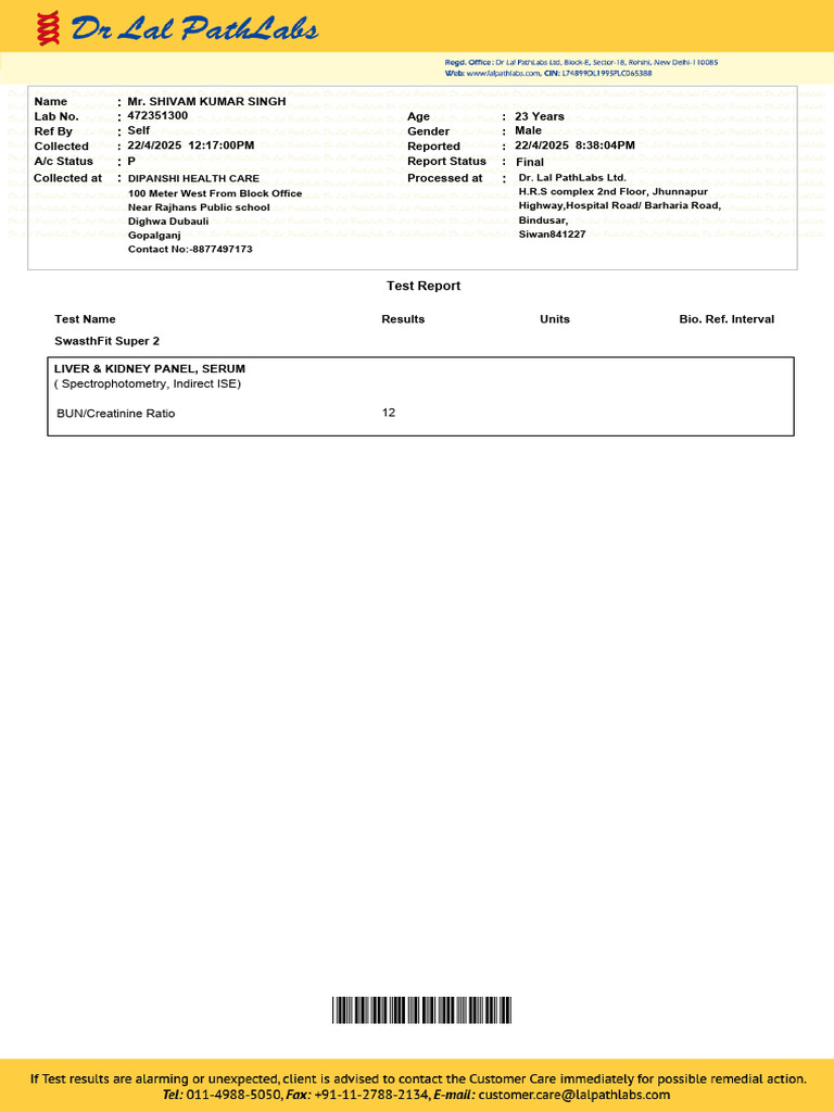 Medical Pathological Reports - ShivamKumarSingh | PDF | Prediabetes ...