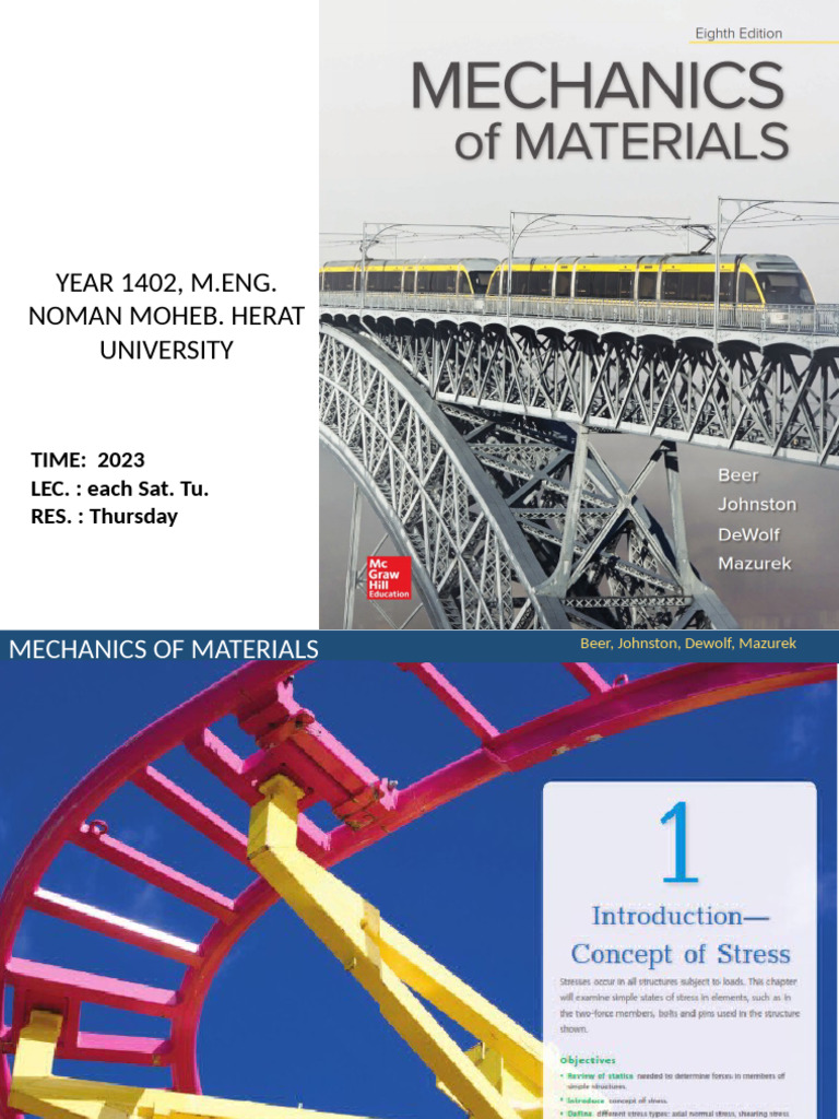 Mechanics of Materials Overview | PDF | Stress (Mechanics) | Strength ...