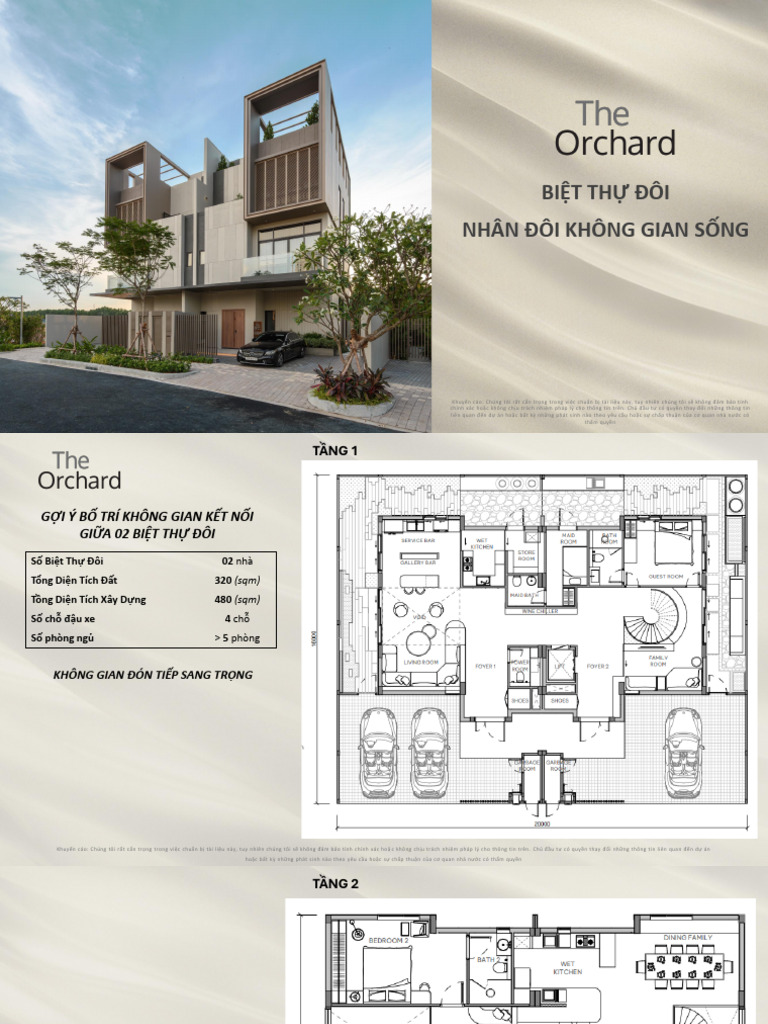 The Orchard - Linked Twin Villa - Layout Suggestion | PDF