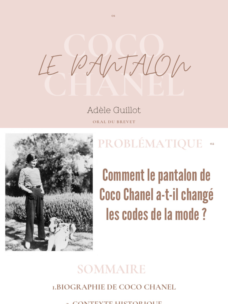 L'Impact du Pantalon de Coco Chanel | PDF