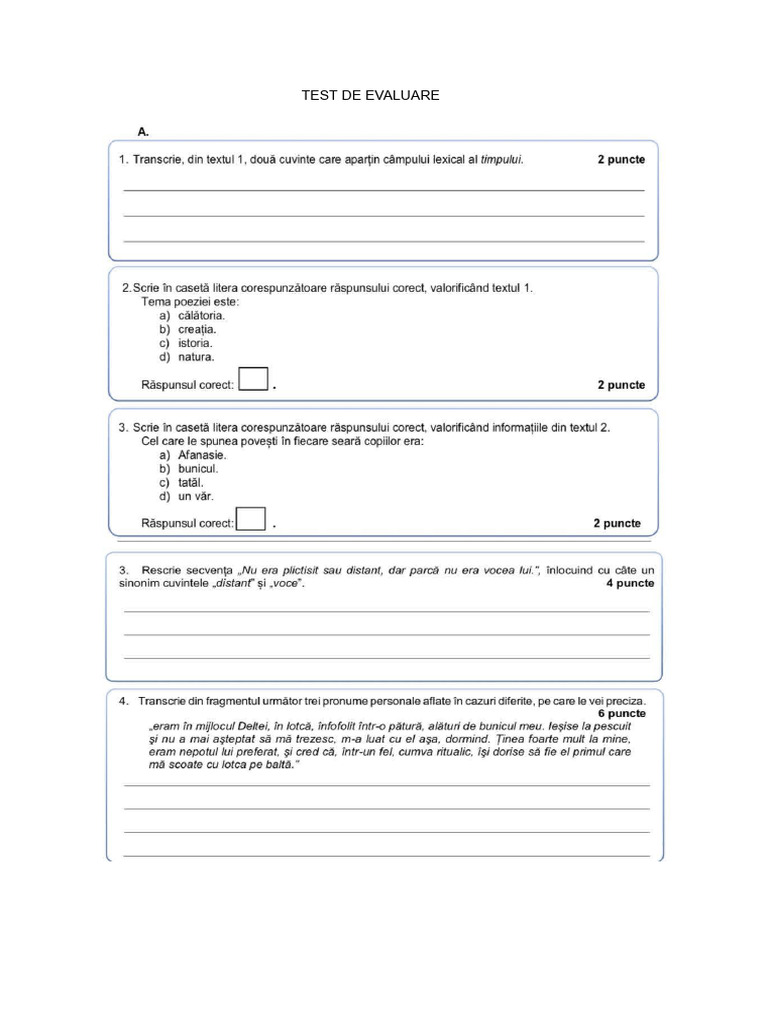 Test Cls 5 Stil EN | PDF