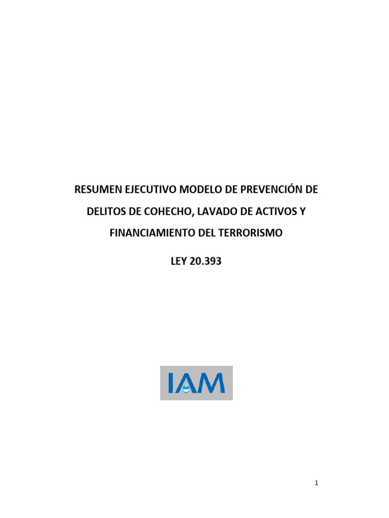 Modelo Prevencion Delito Resumen | PDF | Bolsa | Castigos