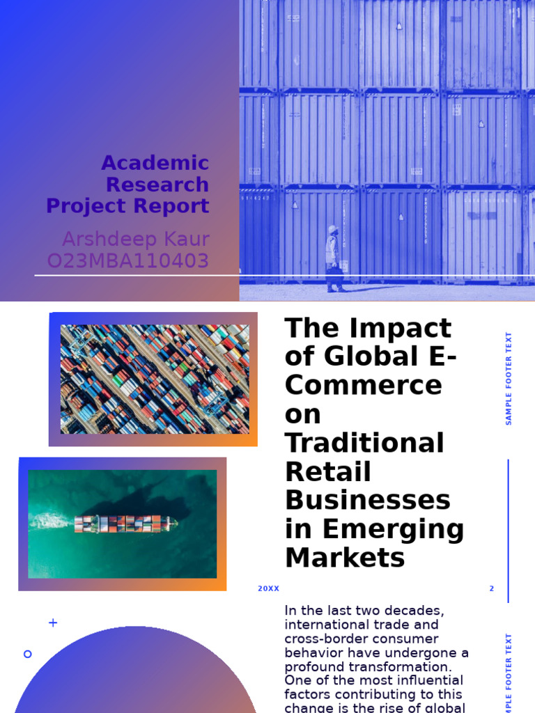 o23MBA110403 Academic Research Project Report Submission | PDF | E ...