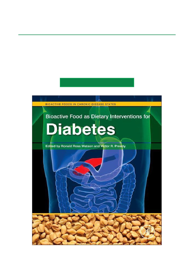Bioactive Foods for Diabetes Management | PDF | Diabetes | Metabolic ...