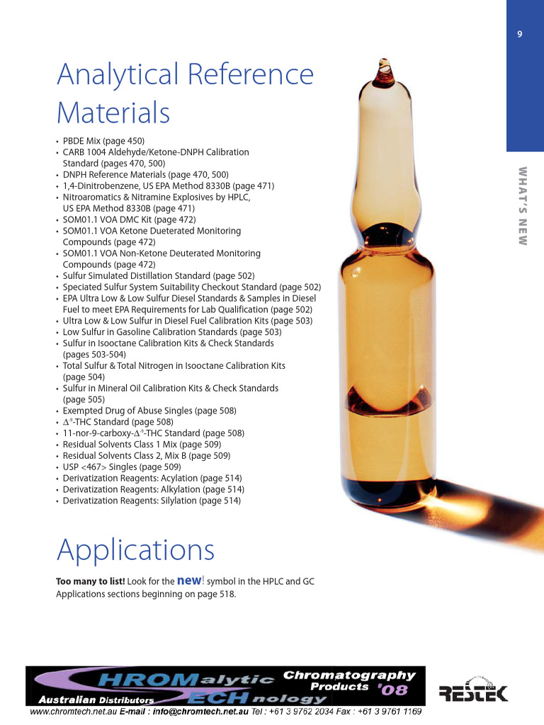 New Analytical Reference Materials Guide | PDF