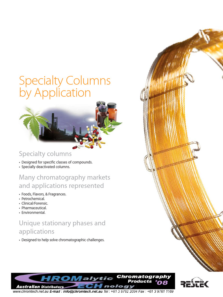 Stabilwax®-DB Application Note | PDF | Chromatography | Chemistry