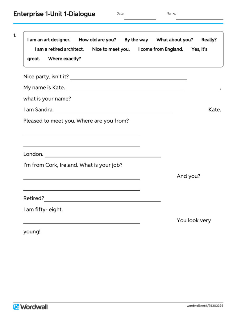 Dialogue Completion Pdf