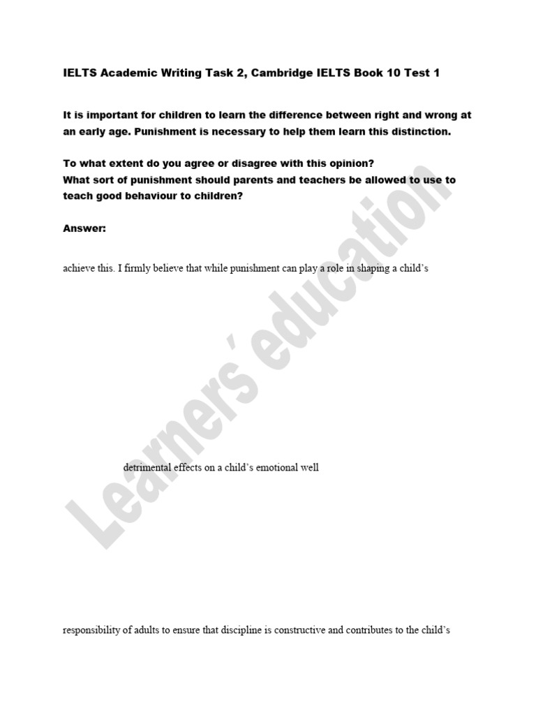 Cambridge IELTS 10 Writing Task 2 Insights | PDF | Punishments | Crimes