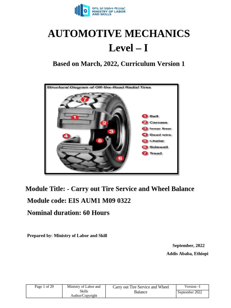 Tire Service and Wheel Balancing Guide | PDF | Tire | Wheel