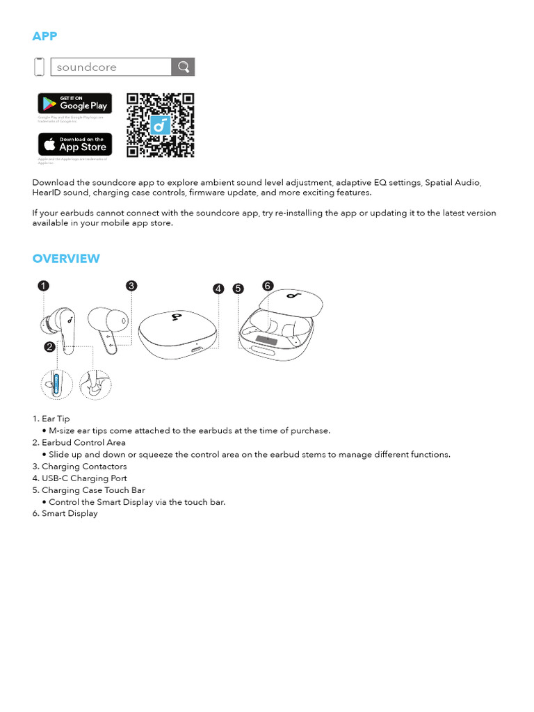 Soundcore Liberty 4 Pro User Guide | PDF | Headphones | Google Play