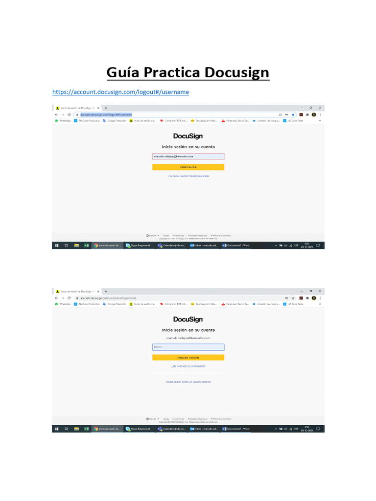 Guía para Firmar Documentos en Docusign | PDF