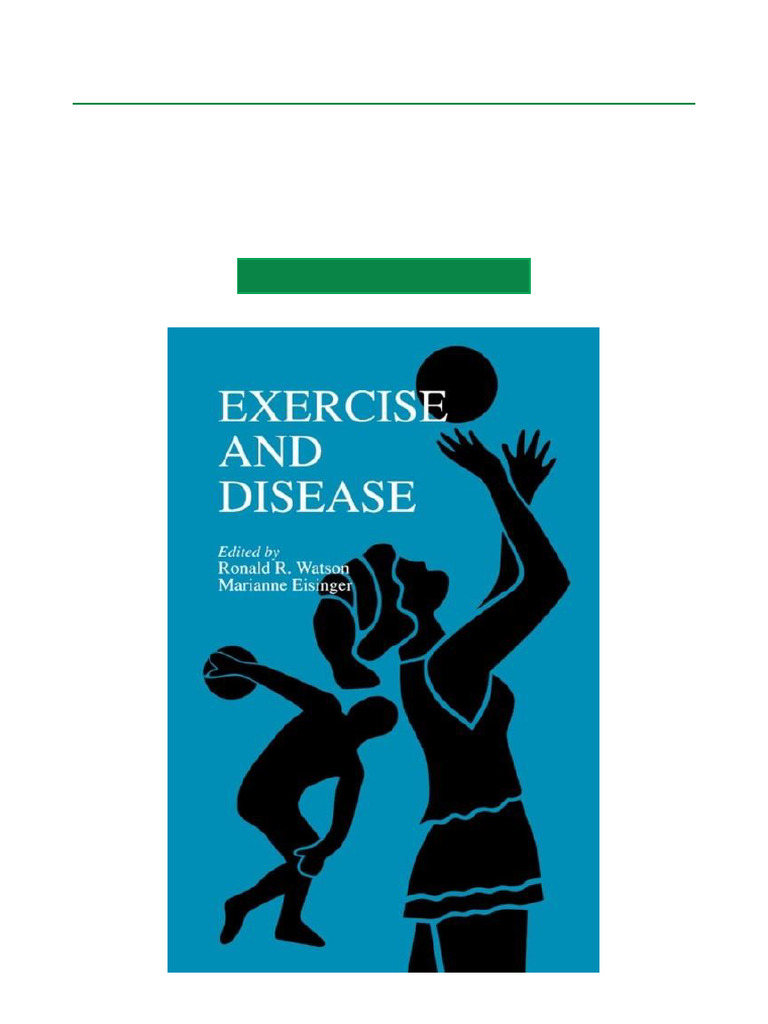 Exercise and Disease - 1st Edition Complete Ebook Edition | PDF ...