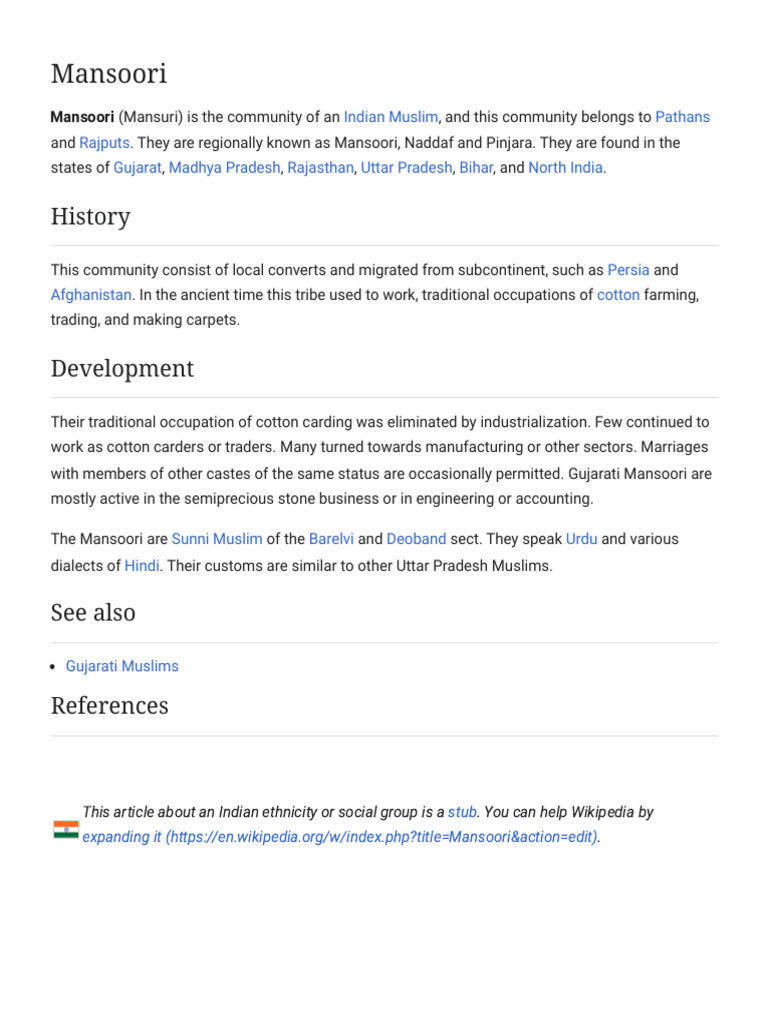 Overview of the Mansoori Community | PDF