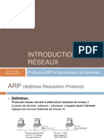 Intro Réseaux - 08 - Protocole ARP et transmission de données