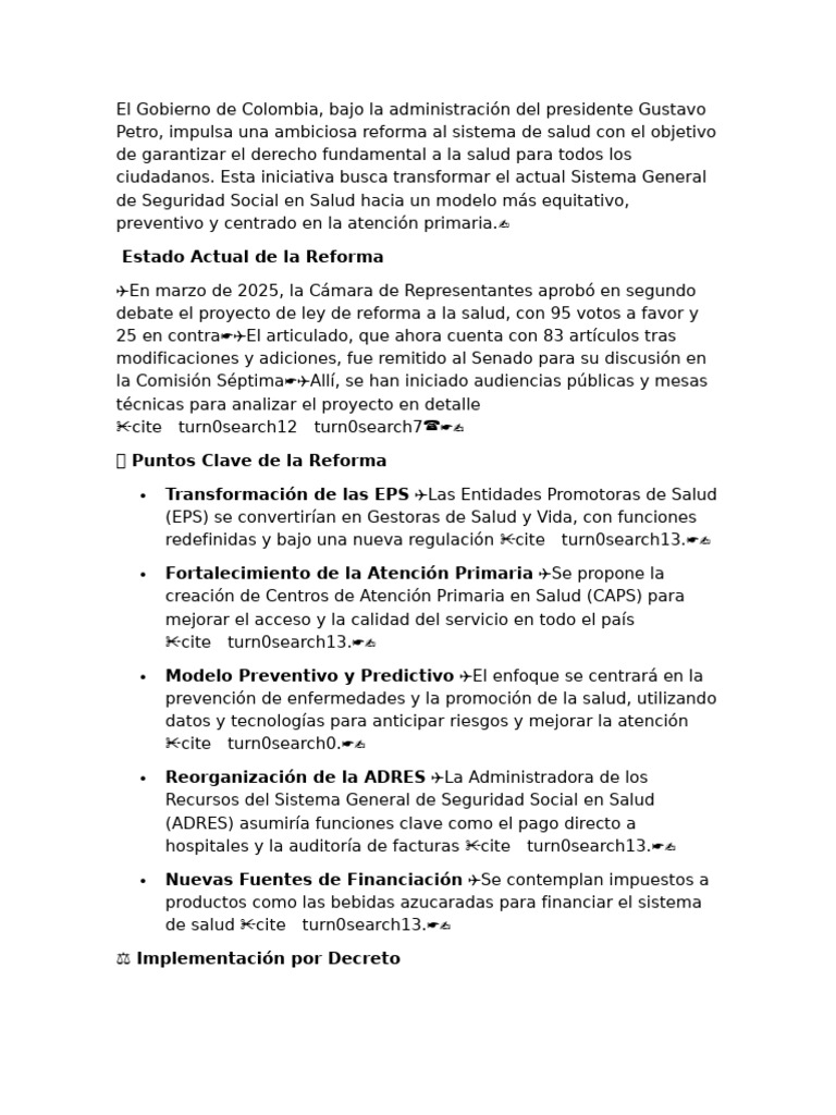 Reforma A La Salud | PDF | Gobierno