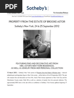 Property from the Estate of Brooke Astor - Legendary Society Figure - at Sotheby's New York