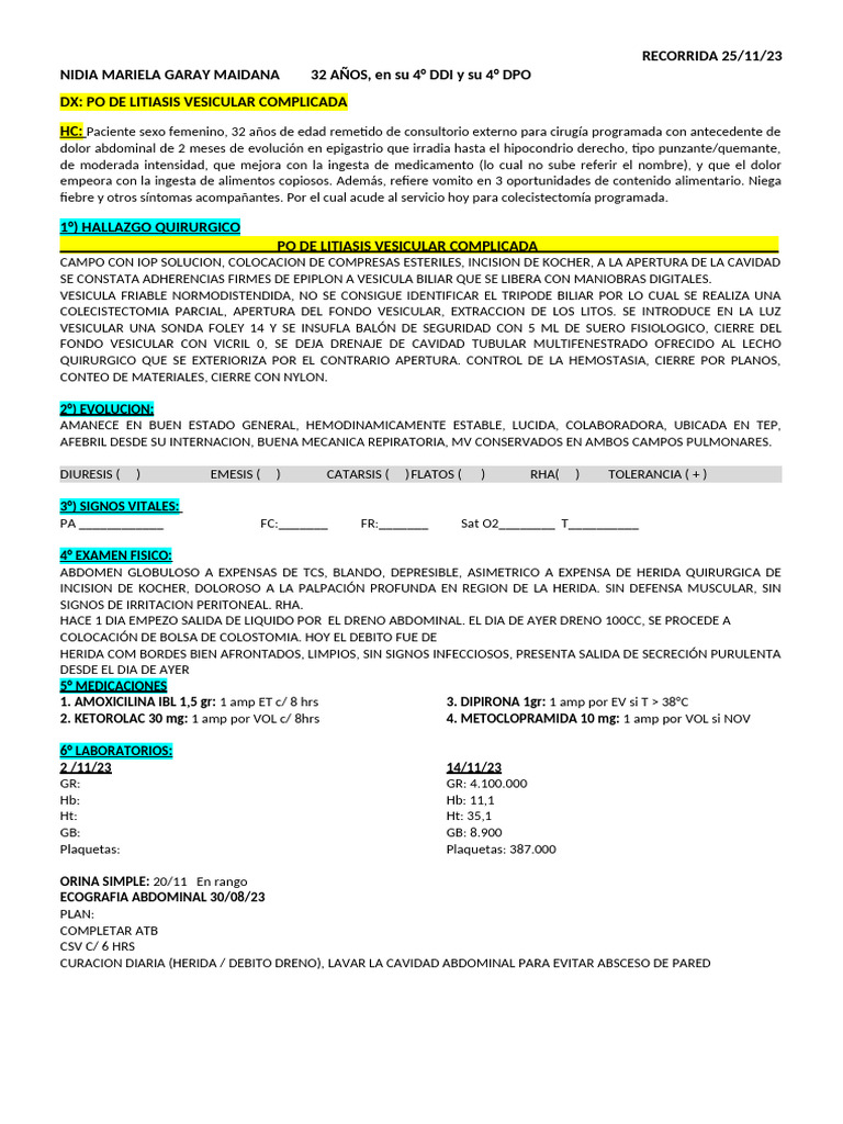 Presentacion Recorida | PDF | Gastroenterología | Enfermedades y trastornos