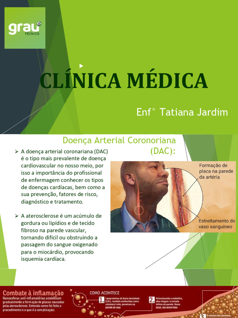 Doença Arterial Coronária: Causas e Tratamento | PDF | Doença arterial ...