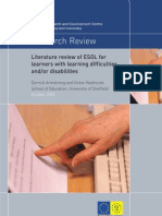Lit Review of ESOL w Learning Diffculties