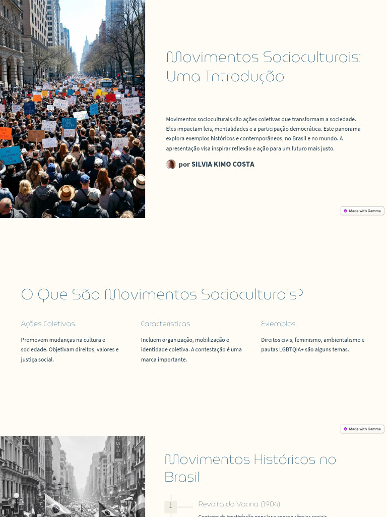 Movimentos Socioculturais e seu Impacto | PDF | Feminismo | Estudos de ...