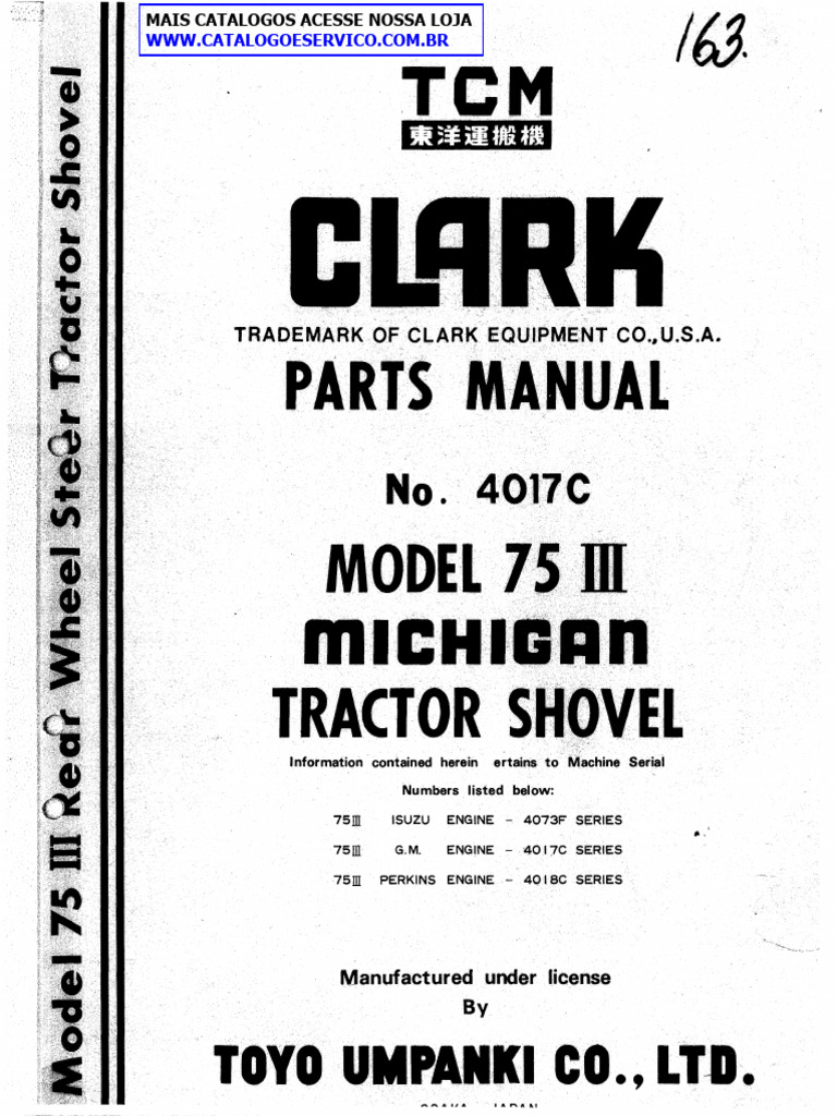 TCM Model 75 II Parts Manual | PDF | Vehicles | Motor Vehicle