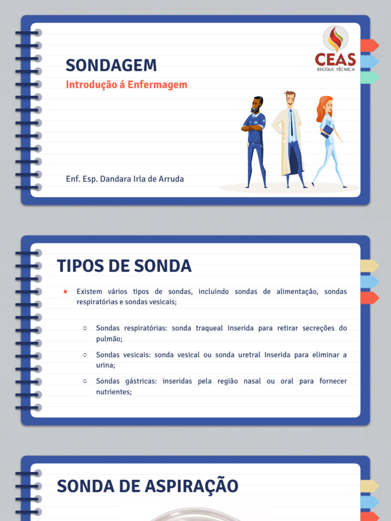 Tipos de Sondas na Enfermagem | PDF