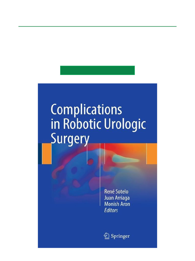 Complications in Robotic Urologic Surgery New Edition PDF | PDF