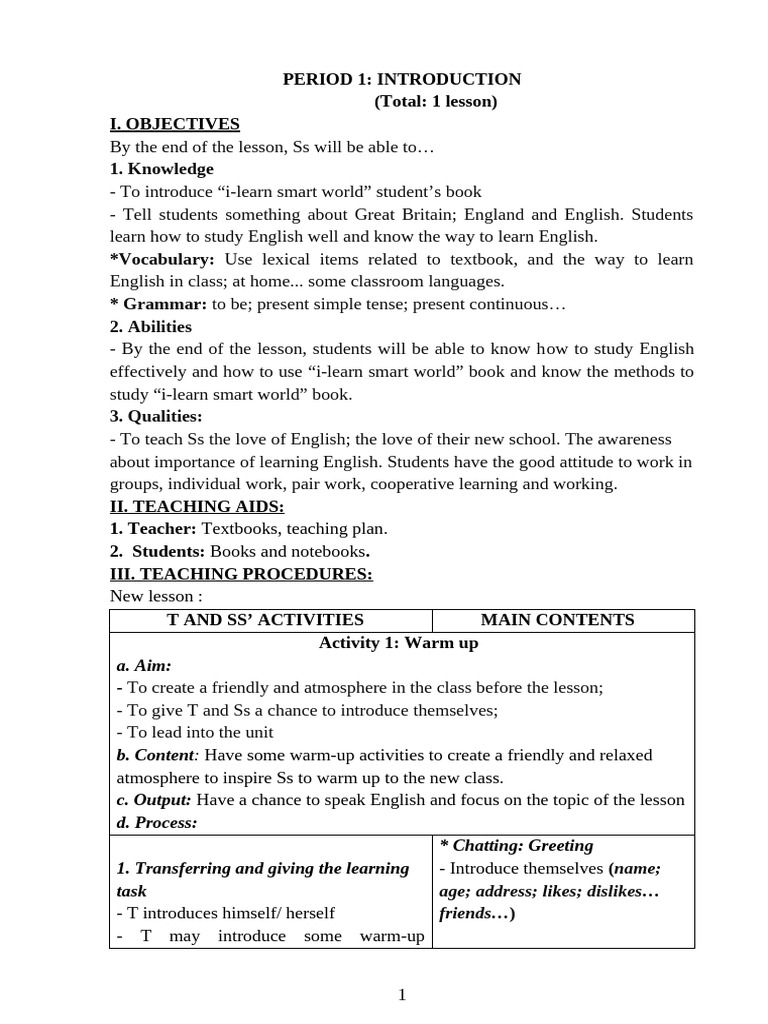 Introduction to i-Learn Smart World | PDF | Question | Teachers