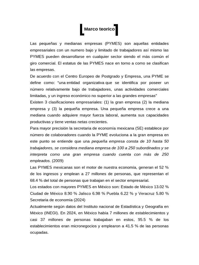 Impacto de la pandemia en PYMES en México | PDF | Pequeñas y medianas ...