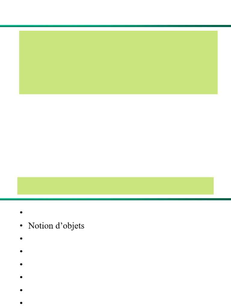 Concepts de la Programmation Orientée Objet | PDF | Classe ...