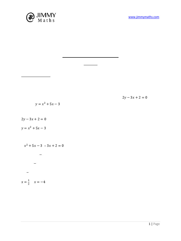 Sec-3-A-Math-SA2-Mock-Exam - Set-1-Solutions B | PDF | Circle ...