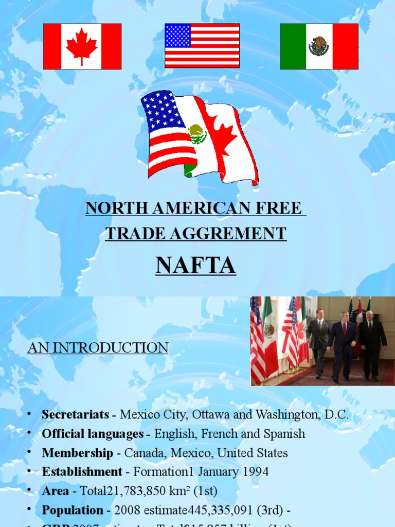NAFTA PPT. North American Free Trade Agreement Employment