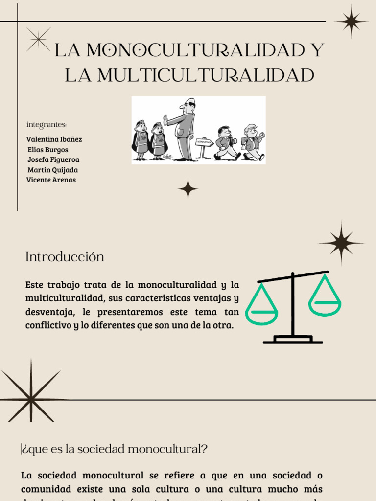 Monoculturalidad: Definición y Ejemplos | PDF | Multiculturalismo ...