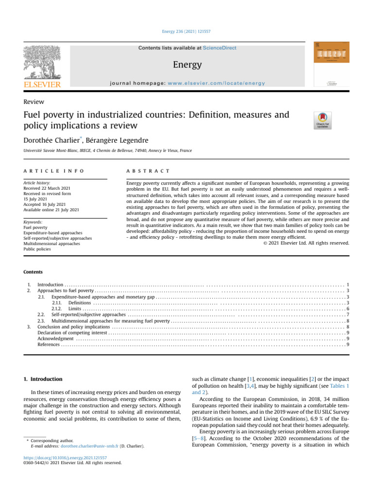 1 s2.0 S0360544221018053 Main | PDF | Cost Of Living | Poverty