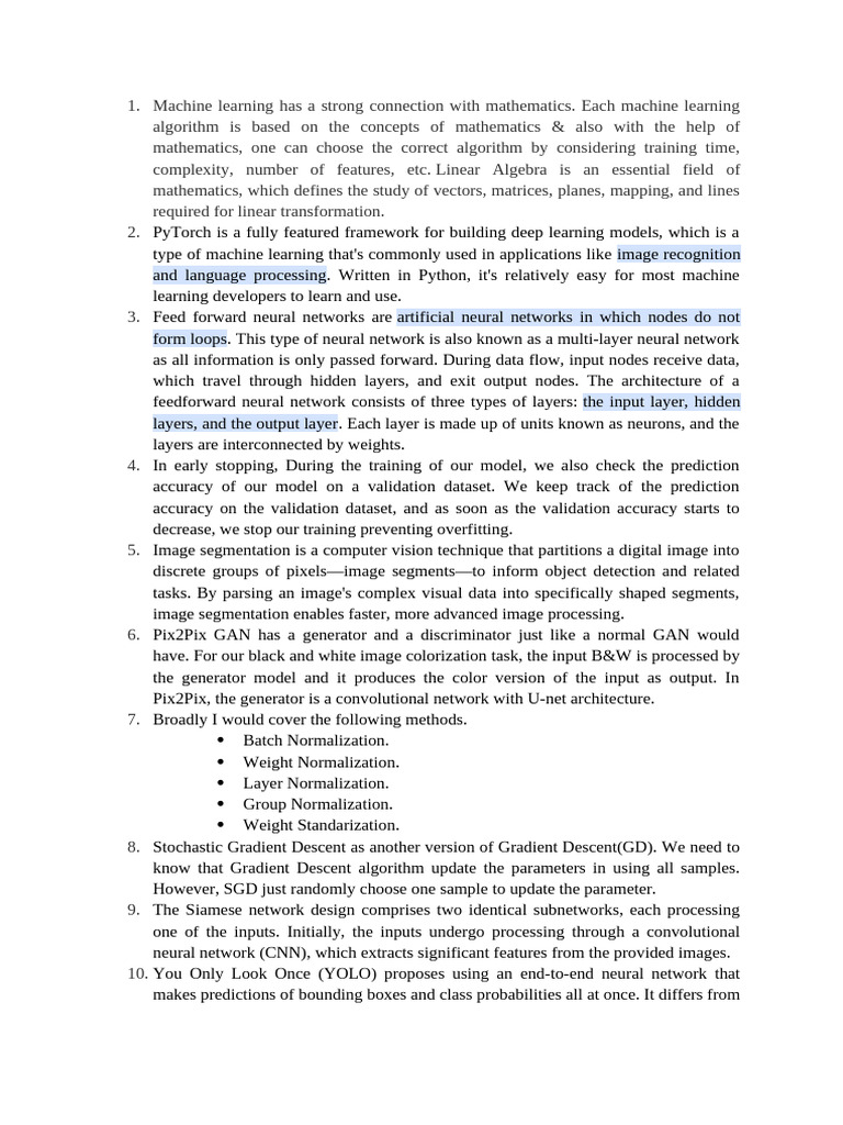 Deep Learning For Data Analytics 2023 Answer | PDF | Principal ...