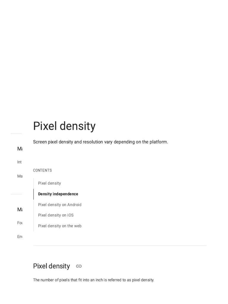 Understanding Pixel Density in Android | PDF | Pixel | Display Resolution