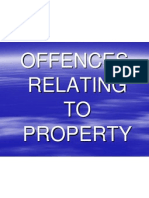 Offences Against Property